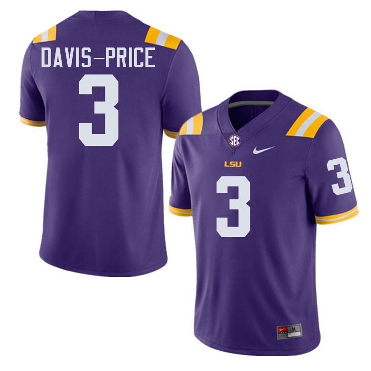 Tyrion Davis-Price LSU Tigers Jersey,Louisiana State University Tigers Football Jersey-Purple